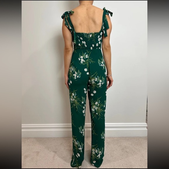 Reformation Alva Green Jumpsuit - Picture 3 of 5